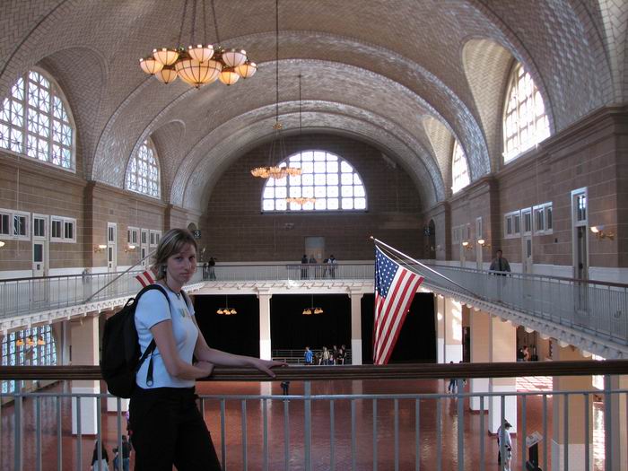 ellis island - registry room