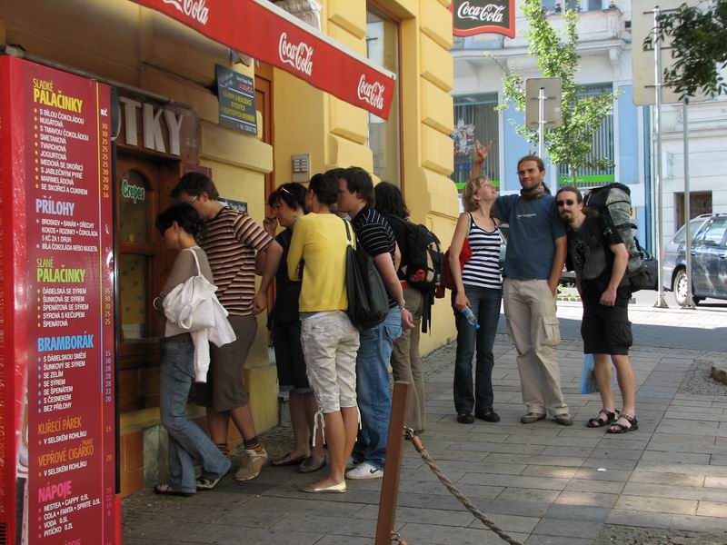 Ve frontě na palačinky