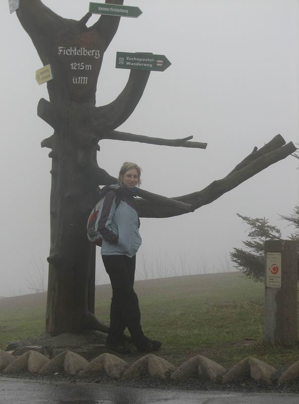 Fichtelberg - vrcholové foto