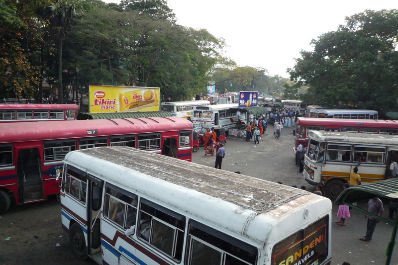 Kandy - autobusový nádraží