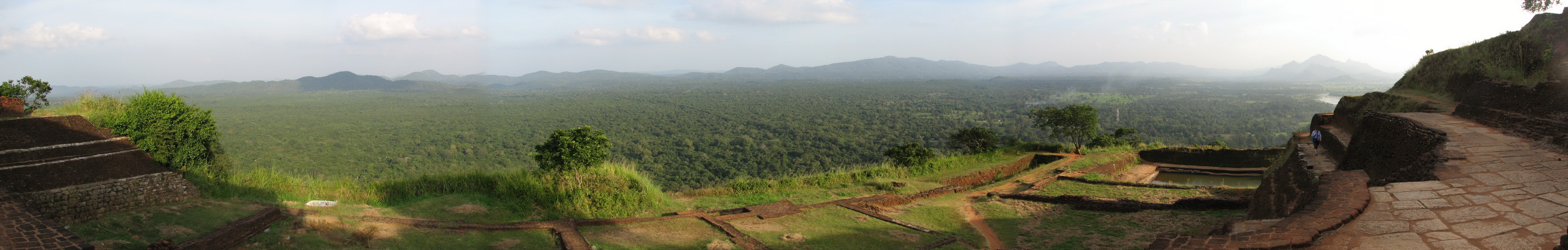 Sigiriya - panorama z vrcholu