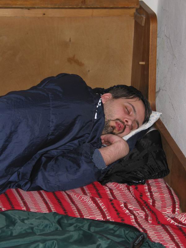 Jiří chrápe