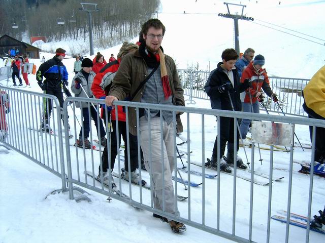 Pěšák ve frontě