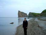Kočka Zuzička u Rocher Percé
