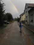 Duha s holčičkou